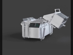 Friggitrice a scarico automatico e carico automatico